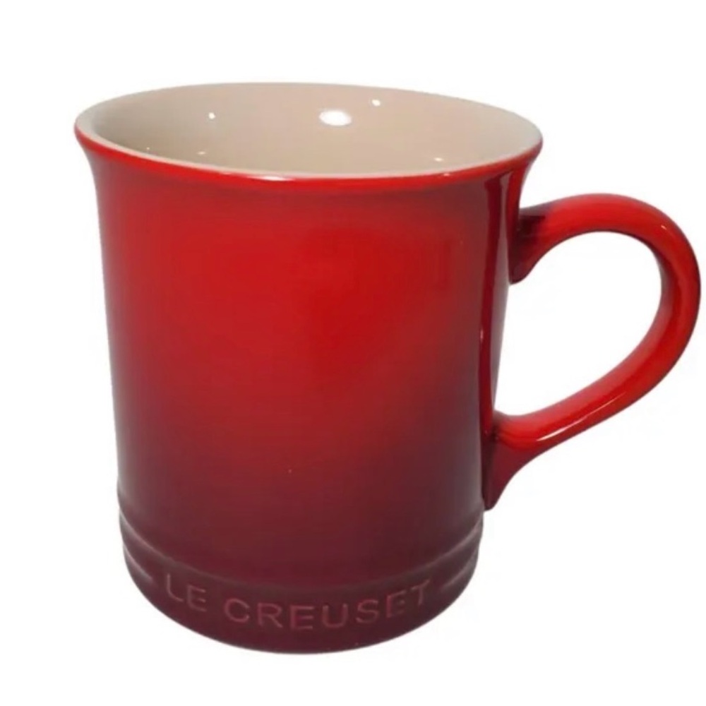 Le Creuset Ceramic Vancouver Mug in Cerise 14oz - Dishwasher Microwave Safe